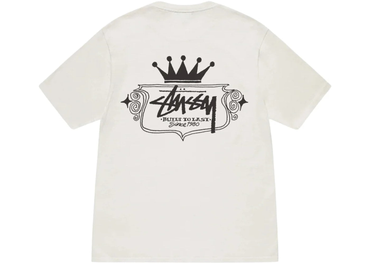 Stüssy Built To Last Tee Pigment Dyed Natural White
