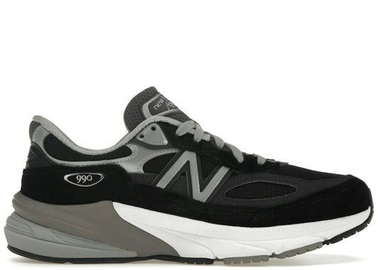 New Balance 990v6 MiUSA Black Grey White (Women's)