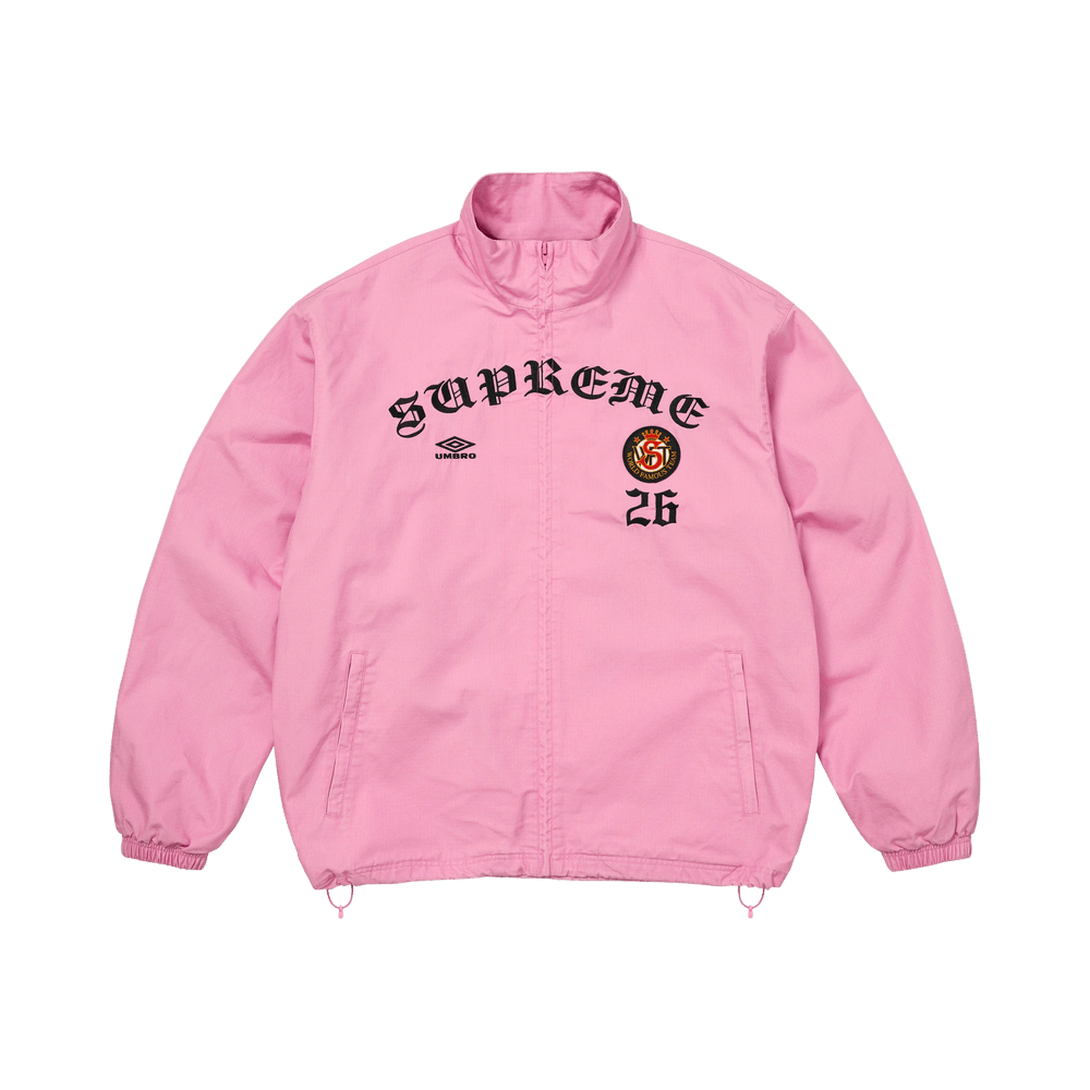 Supreme x Umbro Cotton Ripstop Track Jacket 'Pink'