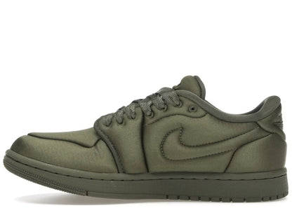 Jordan 1 Low Method of Make Satin Medium Olive (Women's)