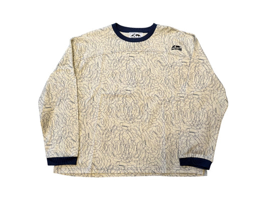 Pierre Bassene Longsleeve Cream/Blue Digital Camo℗