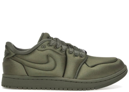 Jordan 1 Low Method of Make Satin Medium Olive (Women's)