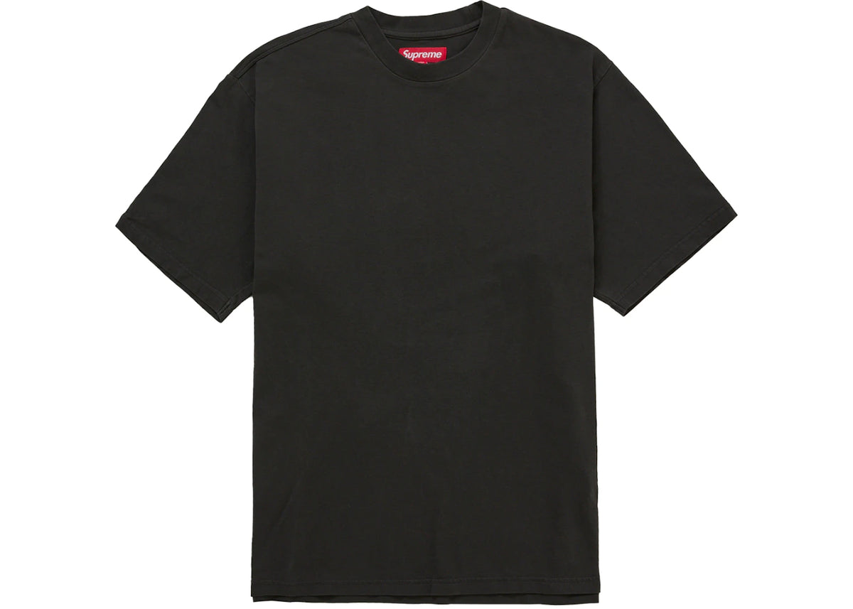 Supreme Rhinestone Script S/S Top Black