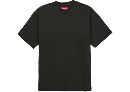 Supreme Rhinestone Script S/S Top Black
