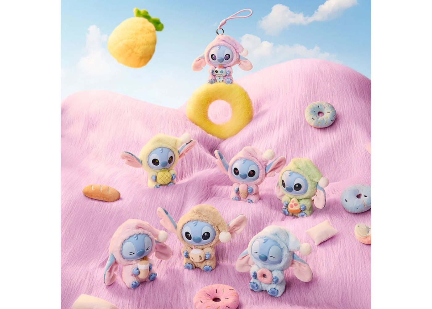 Miniso Disney Stitch Eat Something Before Sleep Blind Box