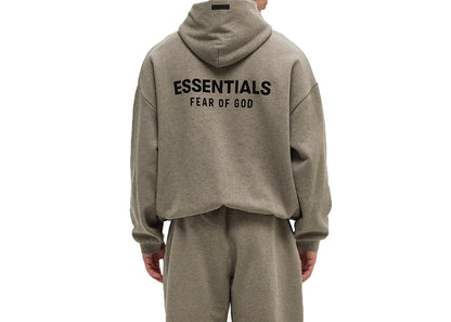 Fear of God Essentials Fleece Hoodie (FW24) Heather Grey