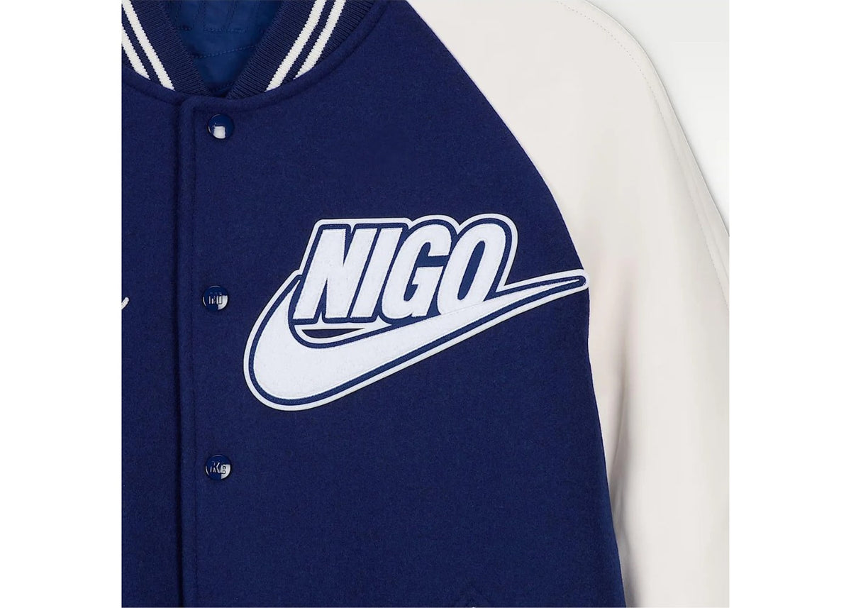 Nike Nigo NRG Varsity Jacket Navy