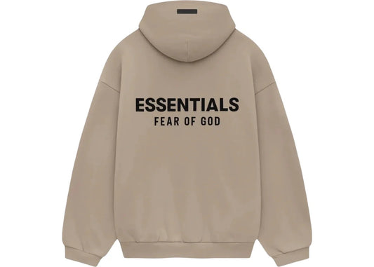 Fear of God Essentials Oversized Fleece Hoodie Desert Sand