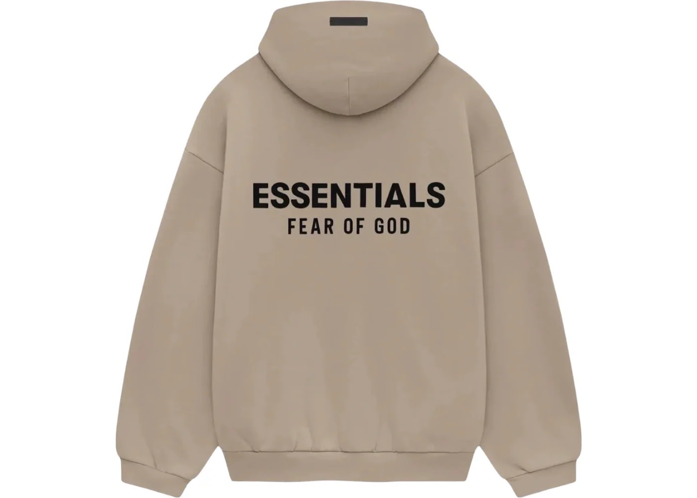 Fear of God Essentials Oversized Fleece Hoodie Desert Sand