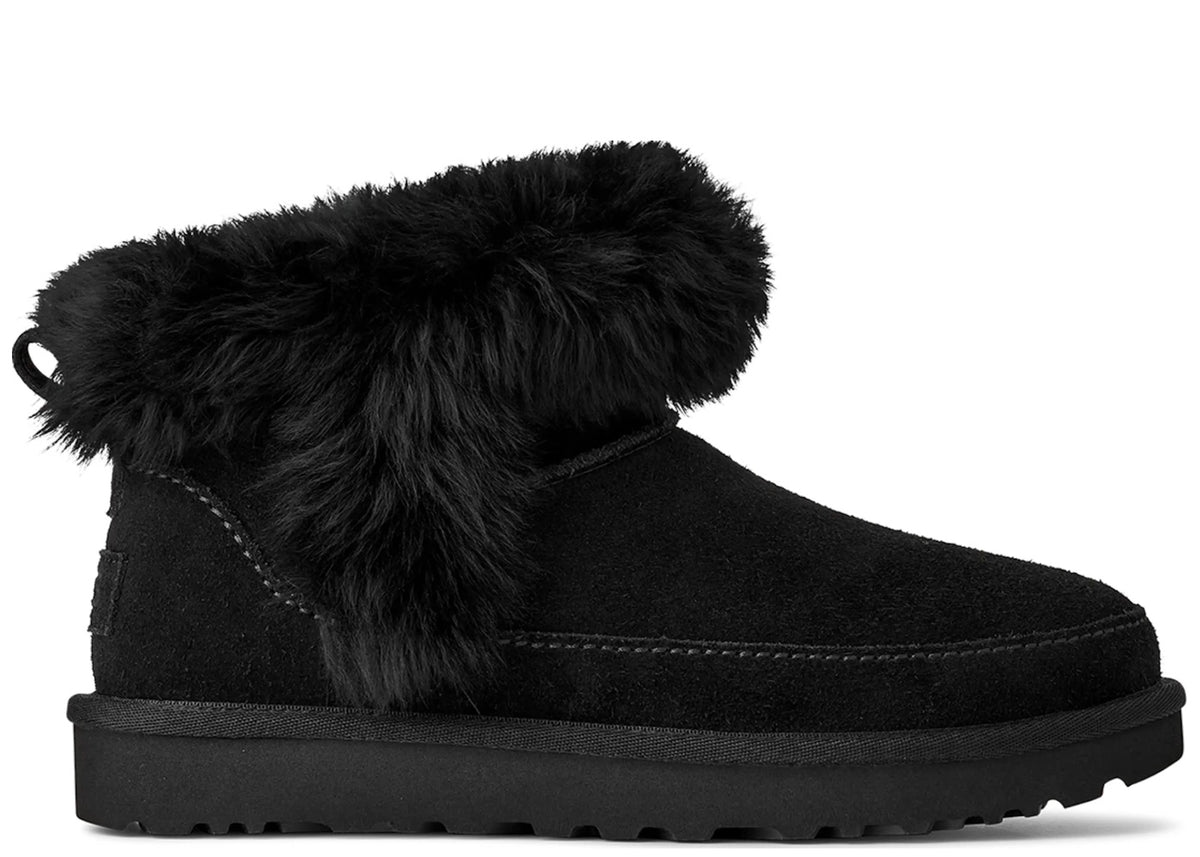 UGG Classic Ultra Mini Chalet Boot Black (Women's)