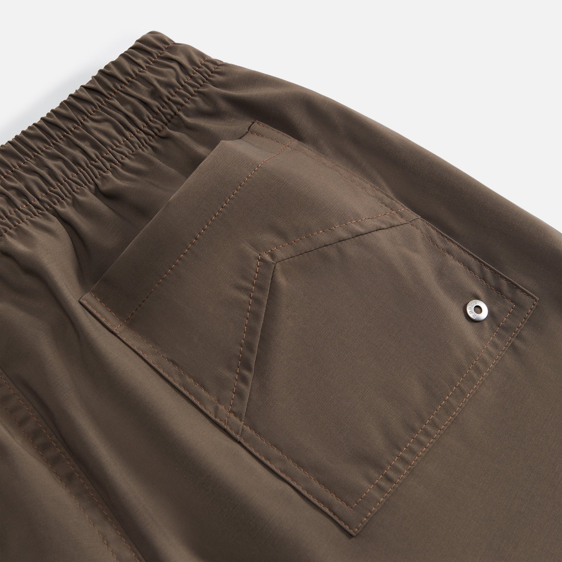 Rhude Logo Swim Shorts Brown