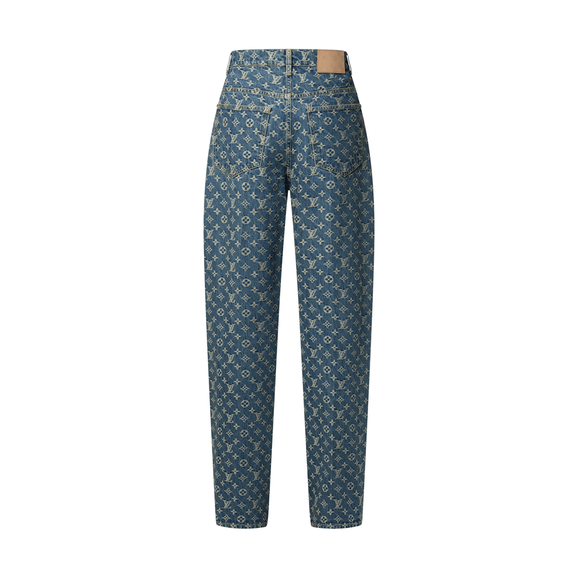 Louis Vuitton Monogram Denim Tailored Pants Indigo