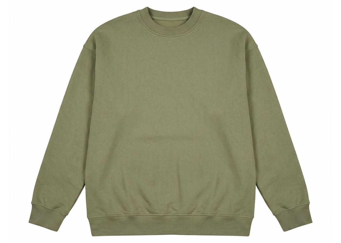 Cotton Garments Crewneck 500GSM Olive Green