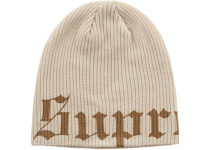 Supreme Old English Printed Beanie (SS26) Brown