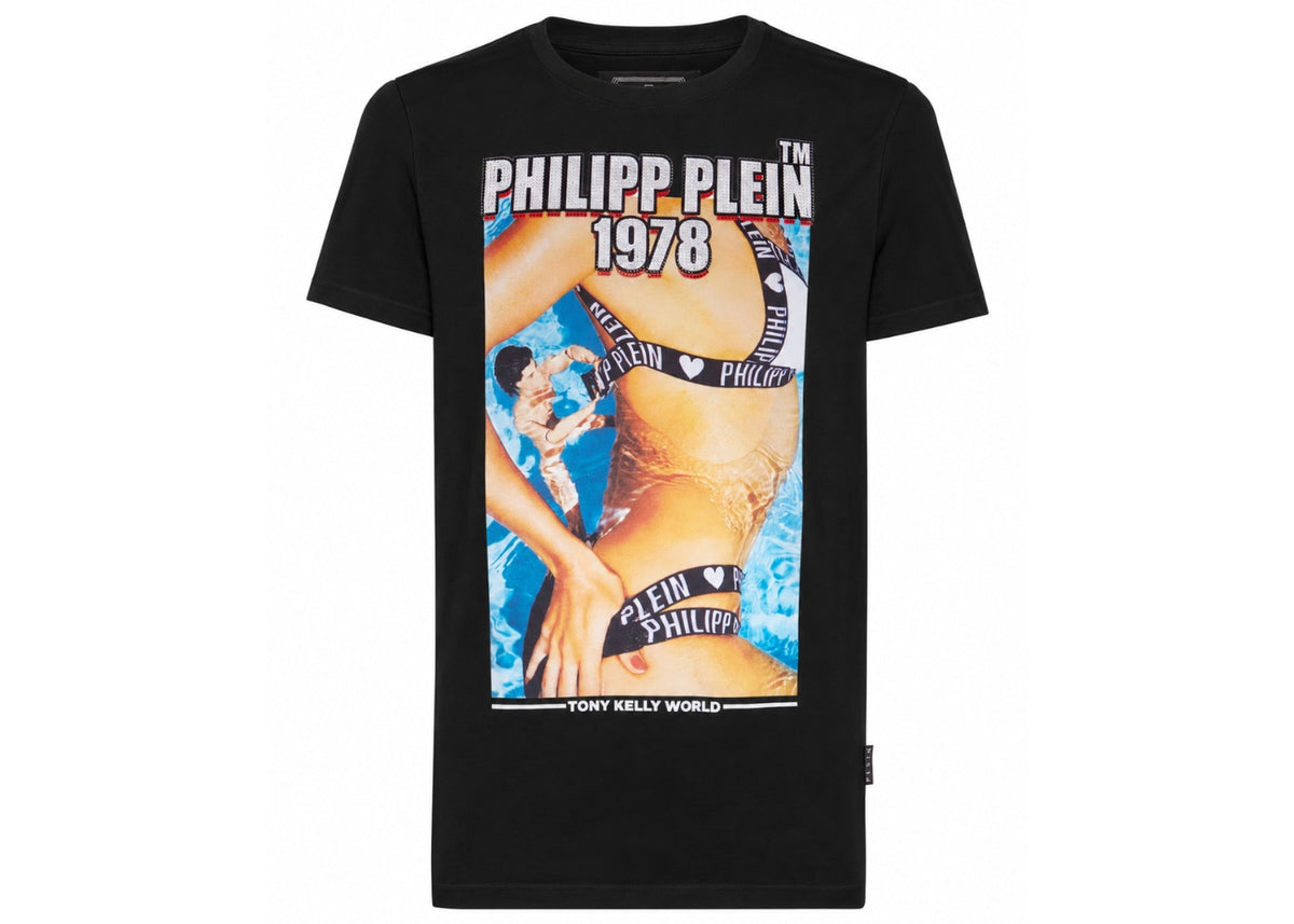Philipp Plein Tony Kelly Body Round Neck T-shirt Black