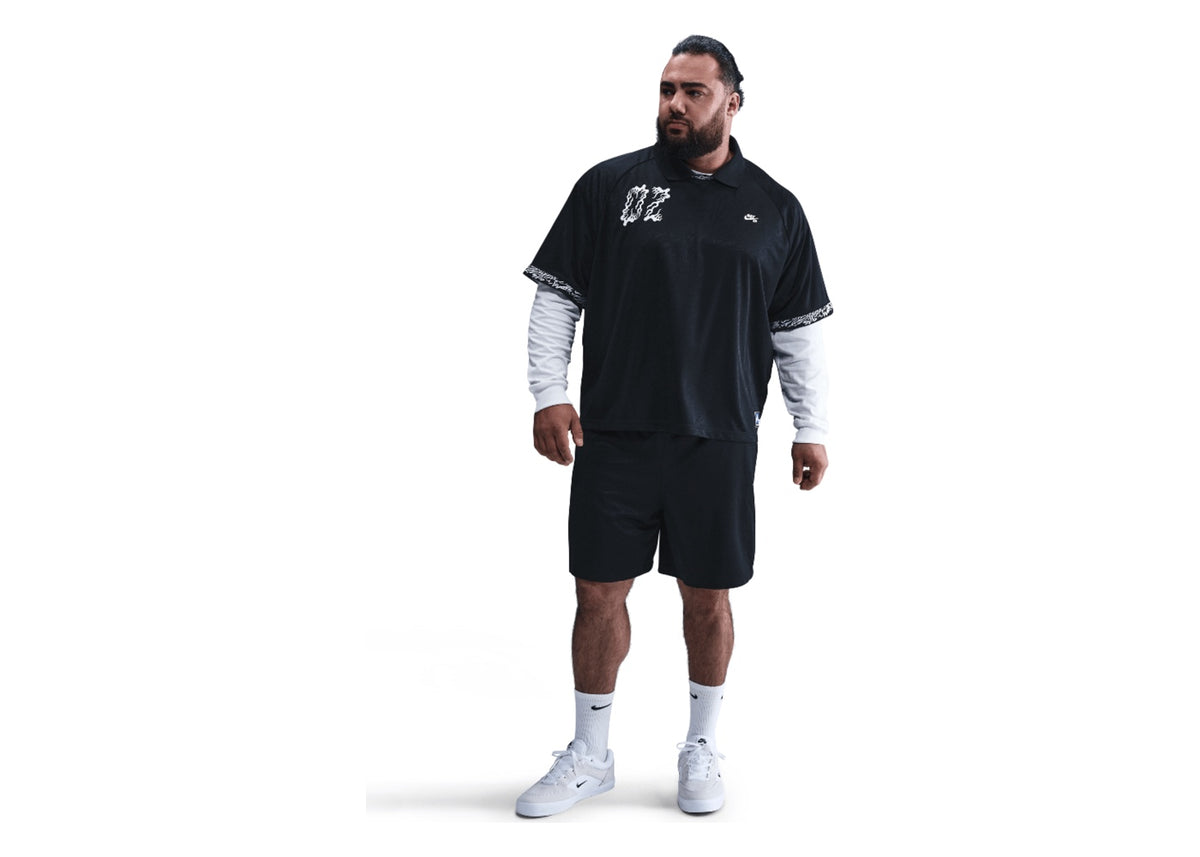 Nike SB Dri-FIT Jacquard Skate Top Black/Black/White