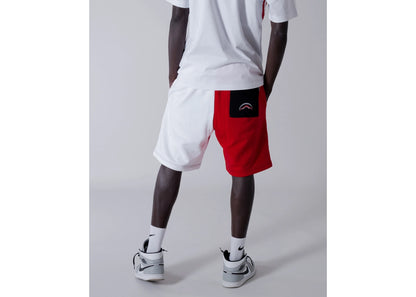 Sprayground Color Block Shorts Red