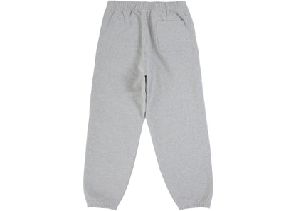 Supreme Satin Applique Sweatpant (SS26) Heather Grey