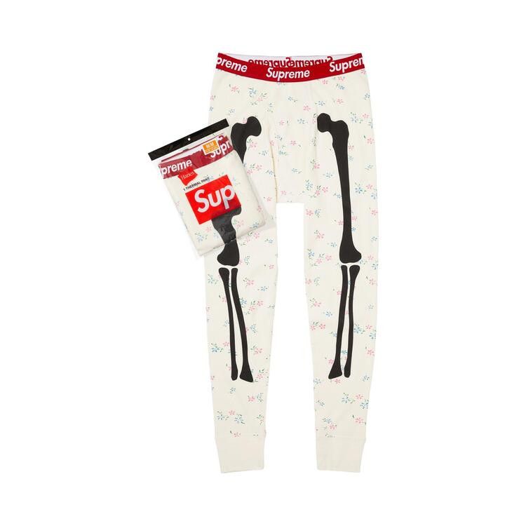 Supreme x Hanes Bones Thermal Pant (1 Pack) 'Floral'
