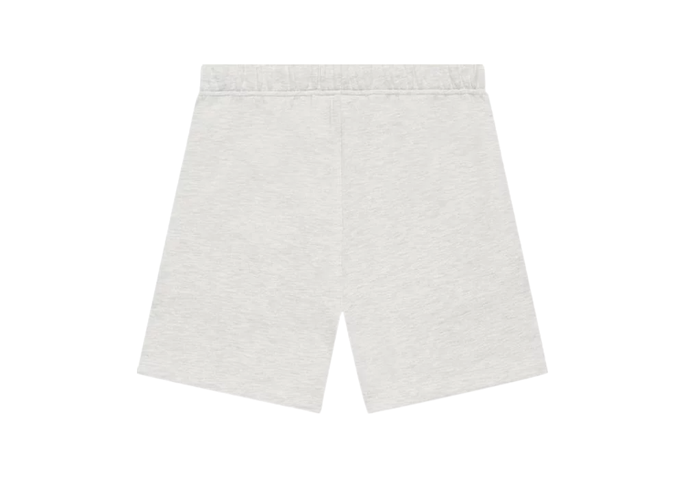 Fear of God Essentials Logo Track Shorts Light Oatmeal Grey