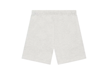 Fear of God Essentials Logo Track Shorts Light Oatmeal Grey