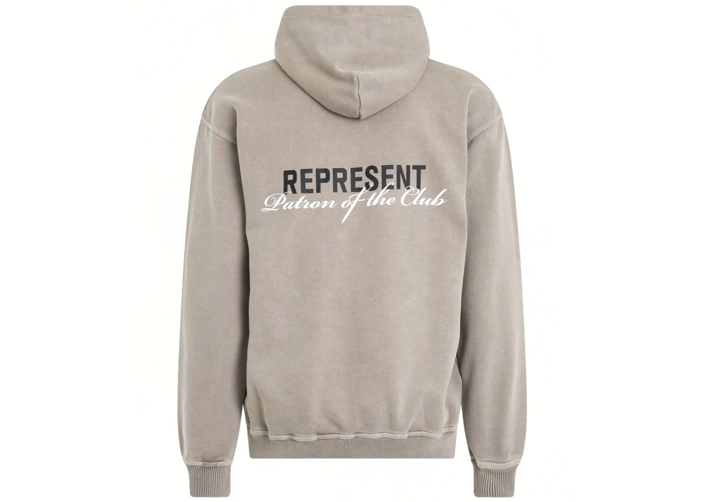 Represent Patron of the Club Hoodie Mudstone Grey