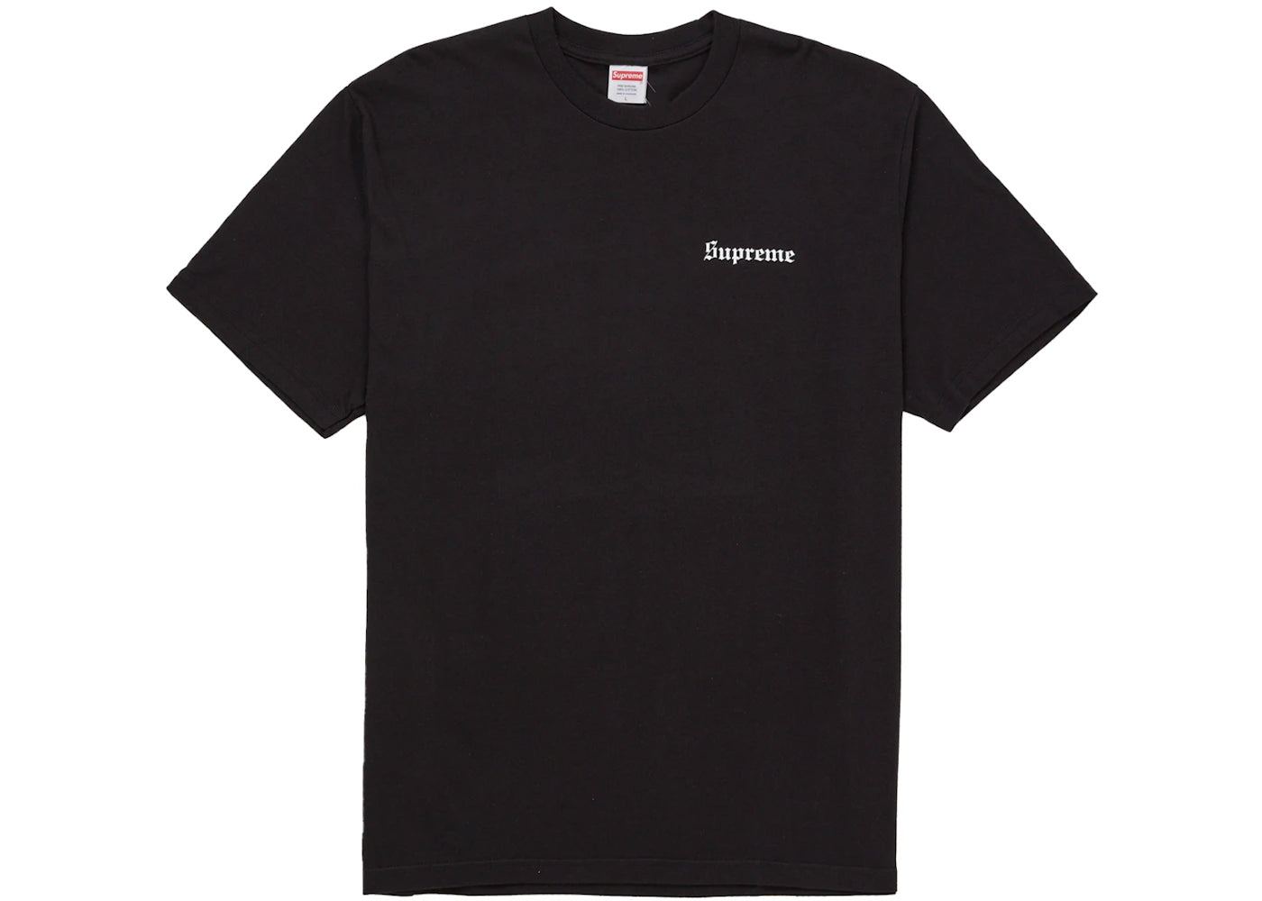 Supreme Paris Is Burning Tee Black