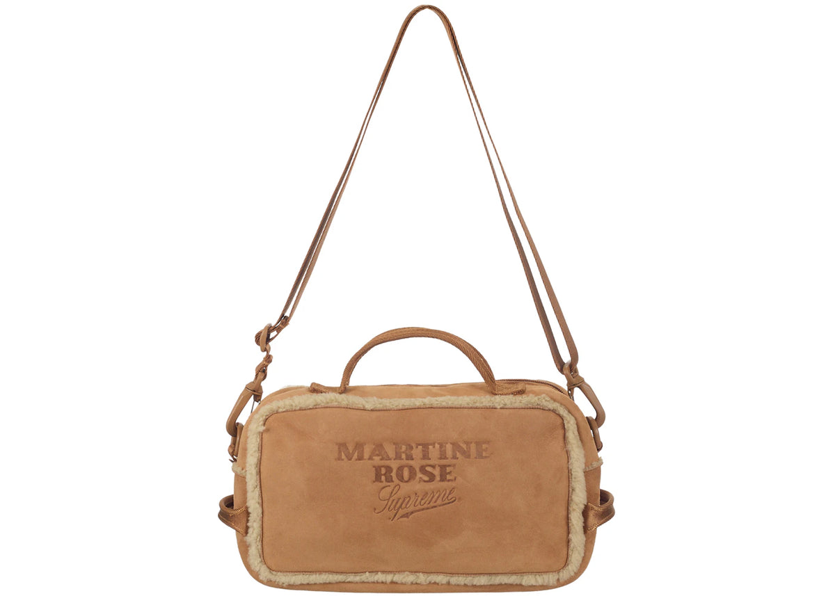 Supreme Martine Rose Shearling Mini Duffle Bag Brown