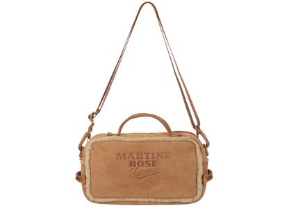 Supreme Martine Rose Shearling Mini Duffle Bag Brown