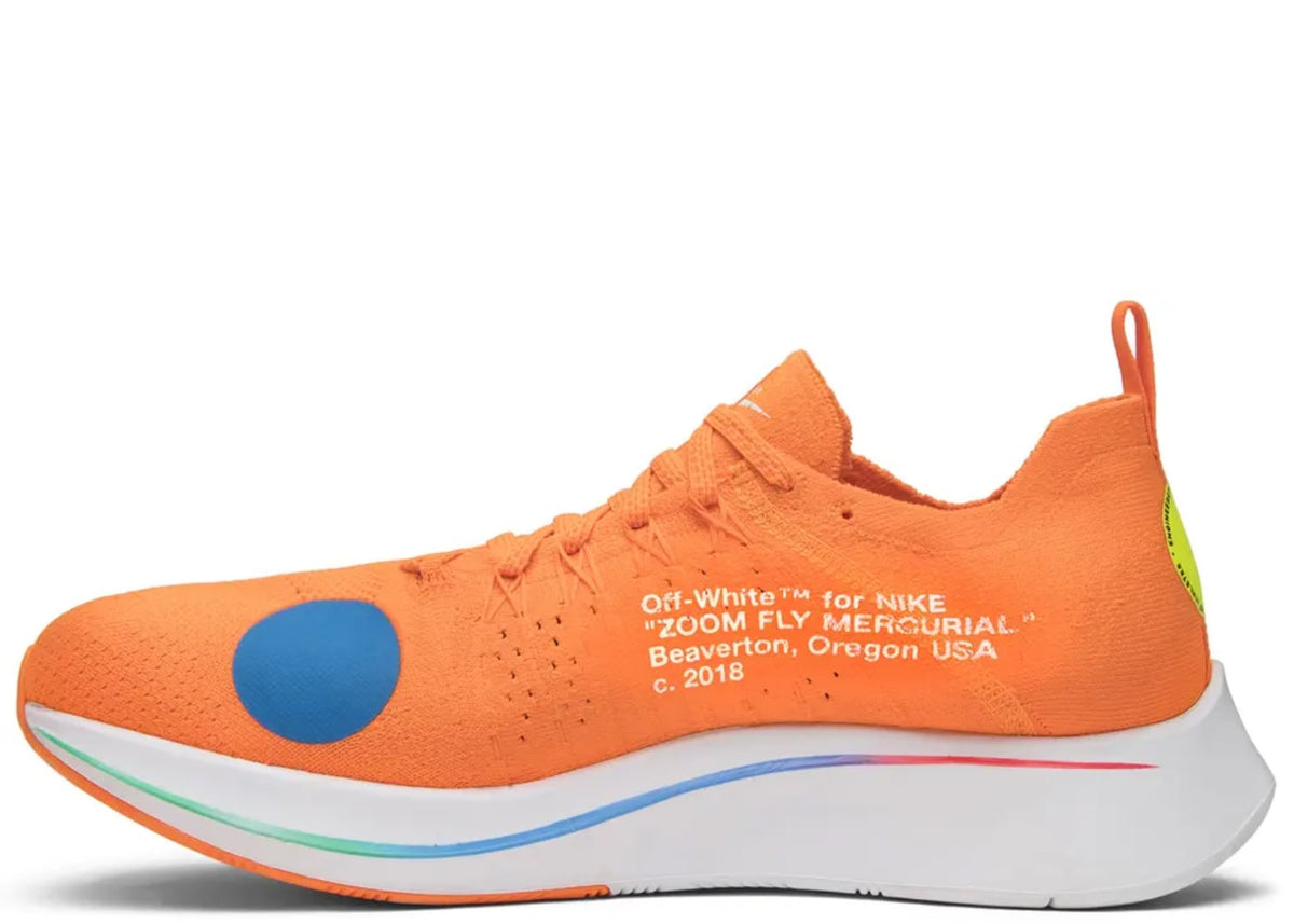 Nike Zoom Fly Mercurial Flyknit Total Orange Off-White