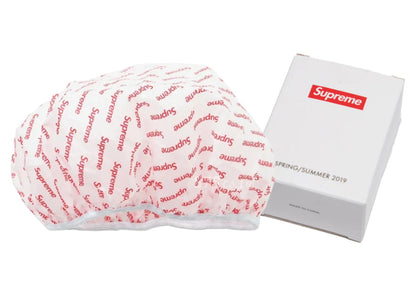 Supreme Shower Cap SS19 Season Gift White Red