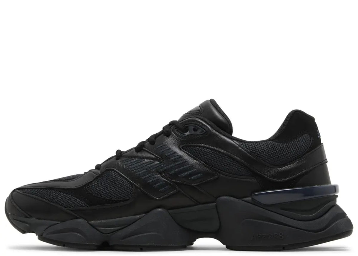 New Balance 9060 Triple Black Leather