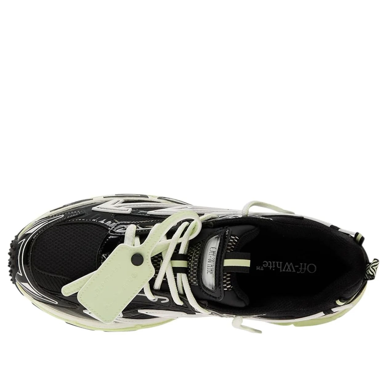 Off White Be Right Back Black Lime