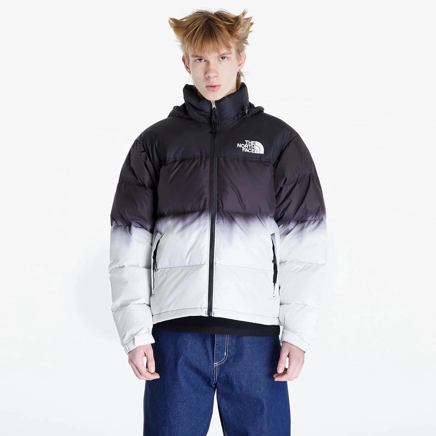 The North Face 1996 Retro Nuptse 700 Fill Jacket Dip Dye Black