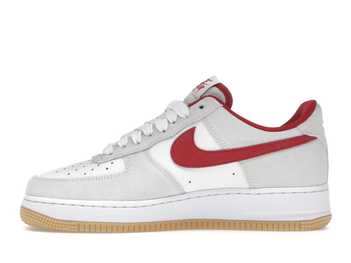 Nike Air Force 1 Low '07 LV8 Summit White Varsity Red Gum
