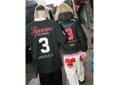 Supreme La Martina Jacob & Co Rugby Long Sleeve Polo Black