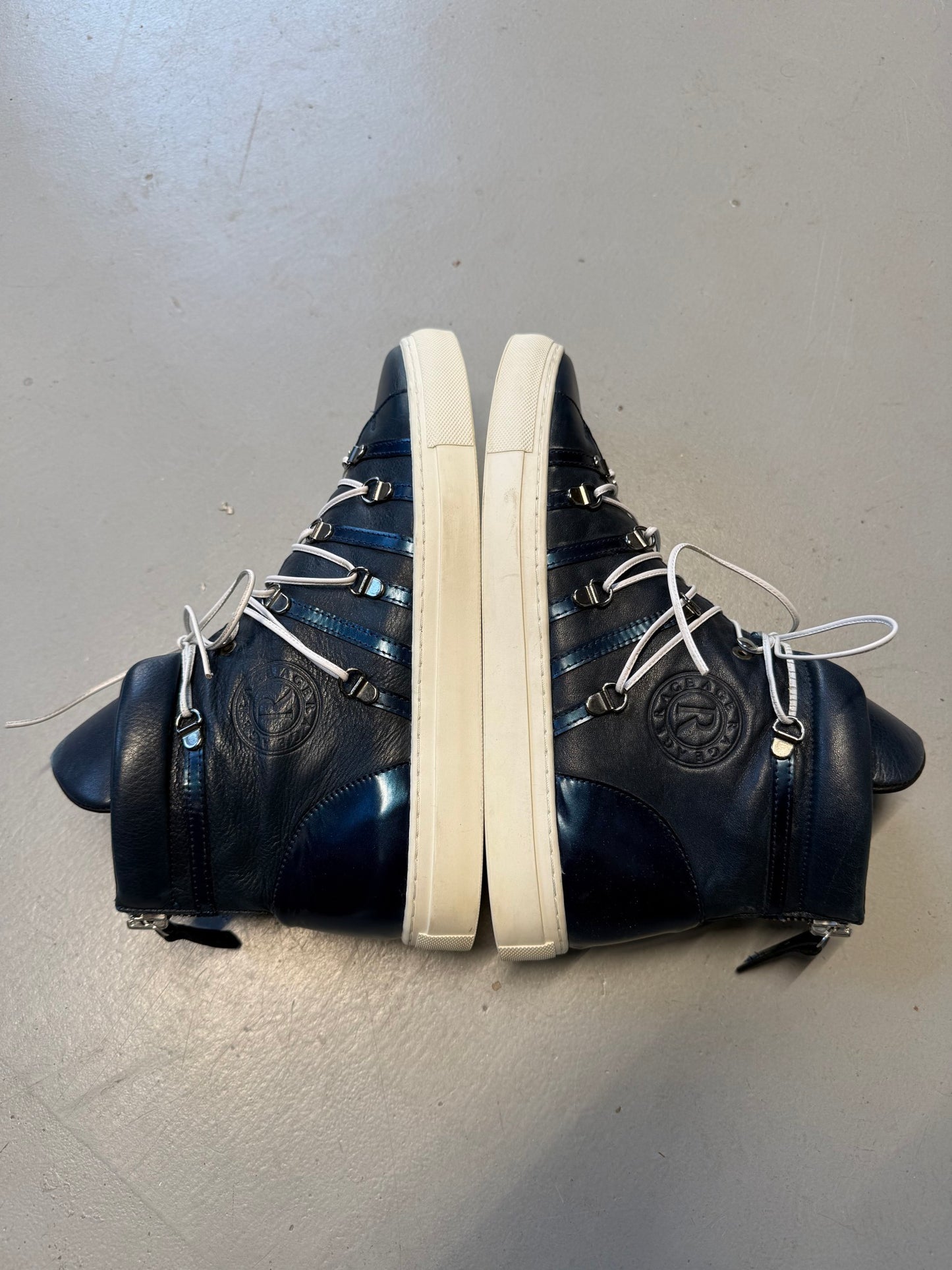 Rage Age by Czapul High Camoo 3 Top Dark Blue Sneakers