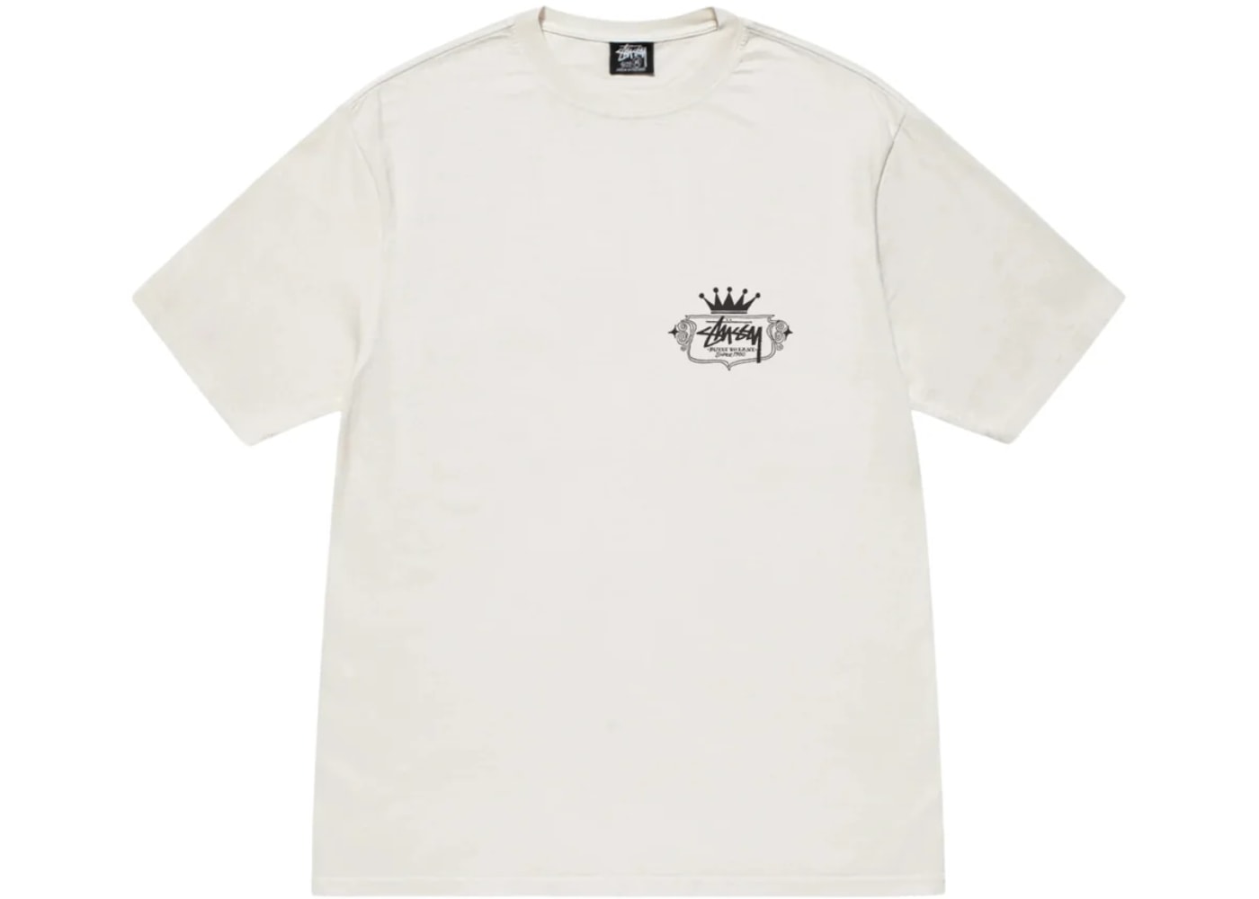 Stüssy Built To Last Tee Pigment Dyed Natural White
