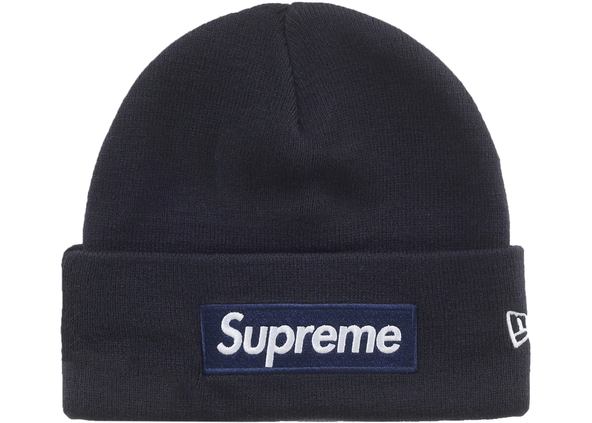 Supreme New Era Box Logo Beanie (FW25) Blue Navy