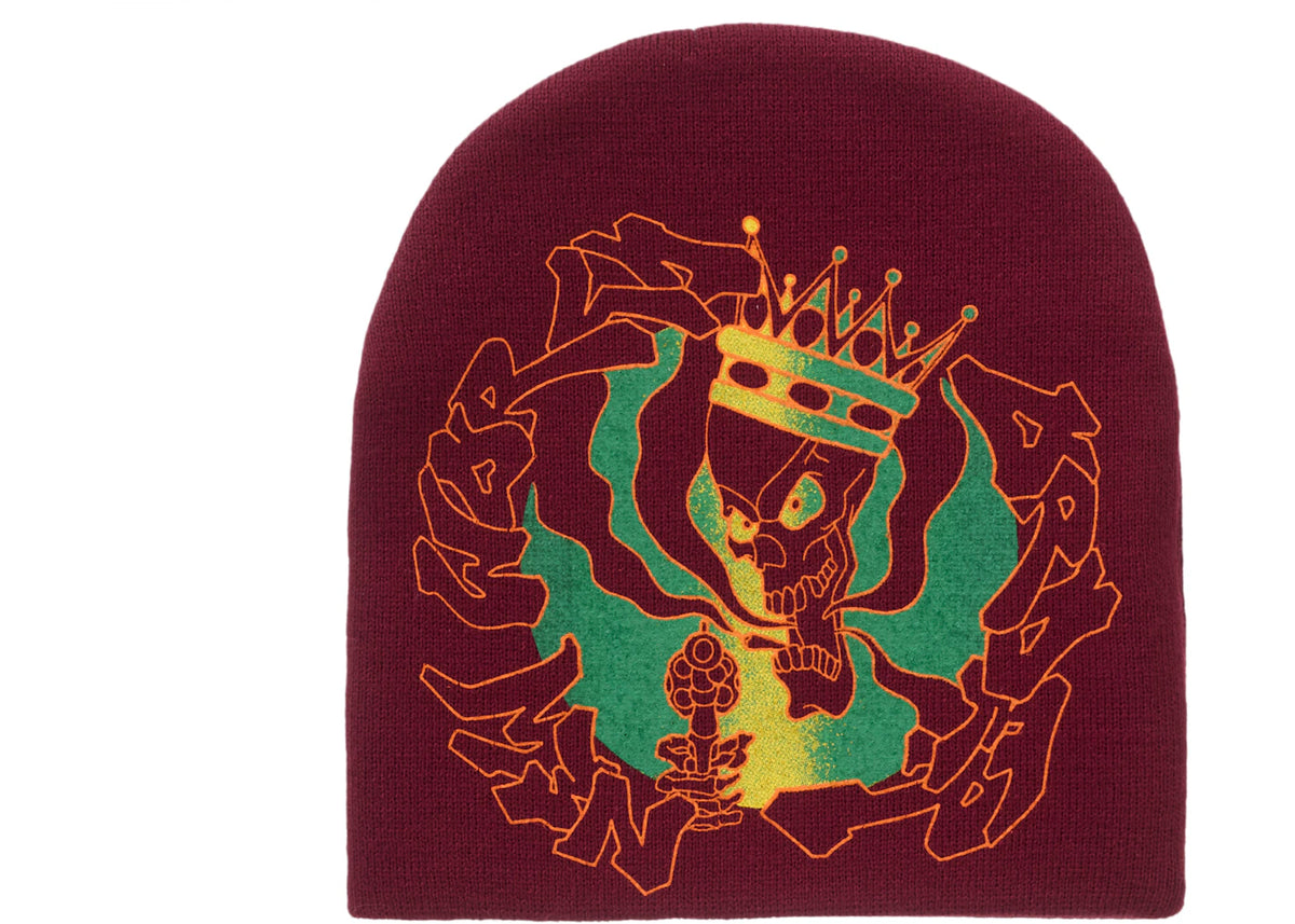 Supreme New World Order Beanie Cardinal