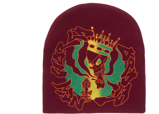 Supreme New World Order Beanie Cardinal