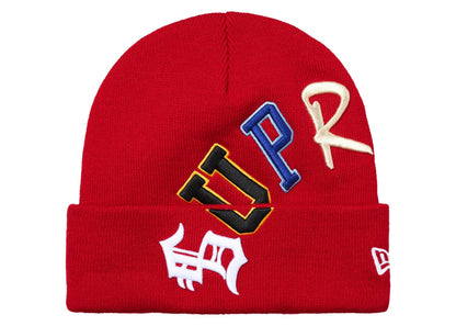 Supreme New Era Arc Beanie Red
