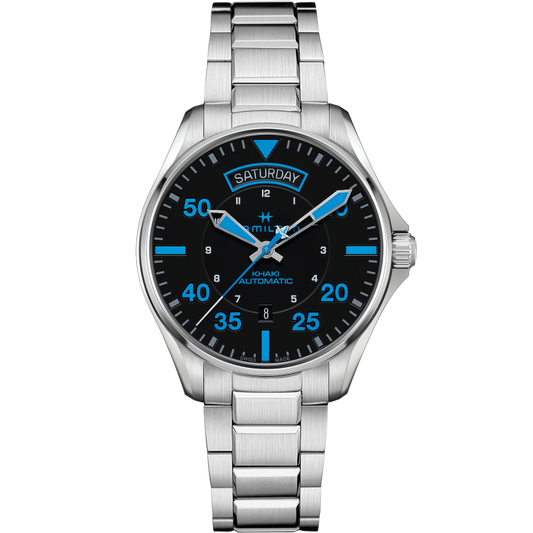 Hamilton Khaki Aviation Pilot Day-Date - Air Zermatt Auto | H64625131