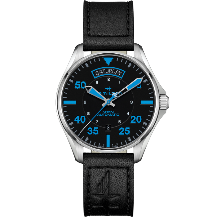 Hamilton - Khaki Aviation Pilot Day-Date - Air Zermatt Auto | H64625731