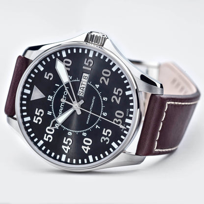 Hamilton Khaki Aviation Pilot Day Date Auto | H64715535