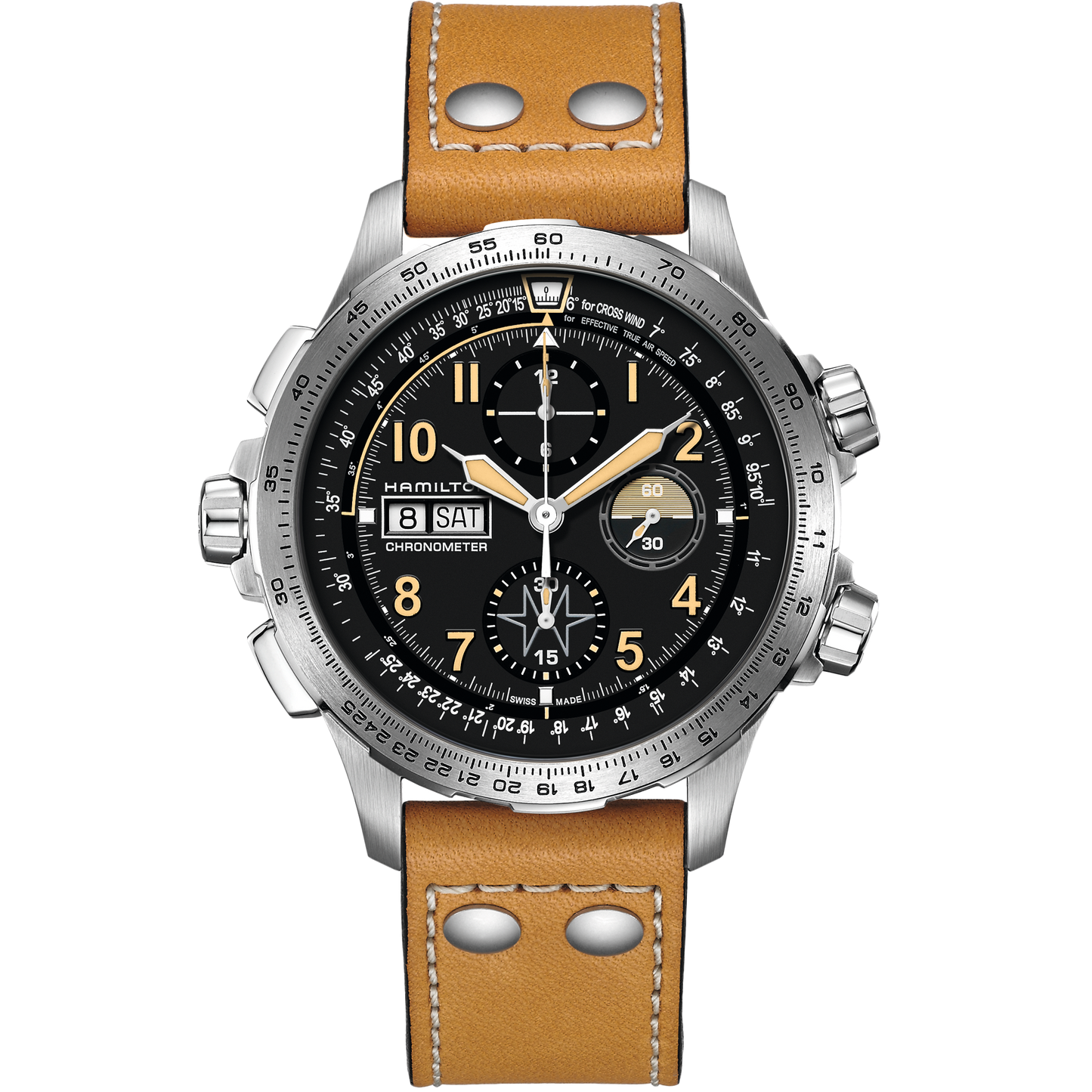 Hamilton Khaki Aviation X-WIND DAY DATE AUTO CHRONO | H77796535