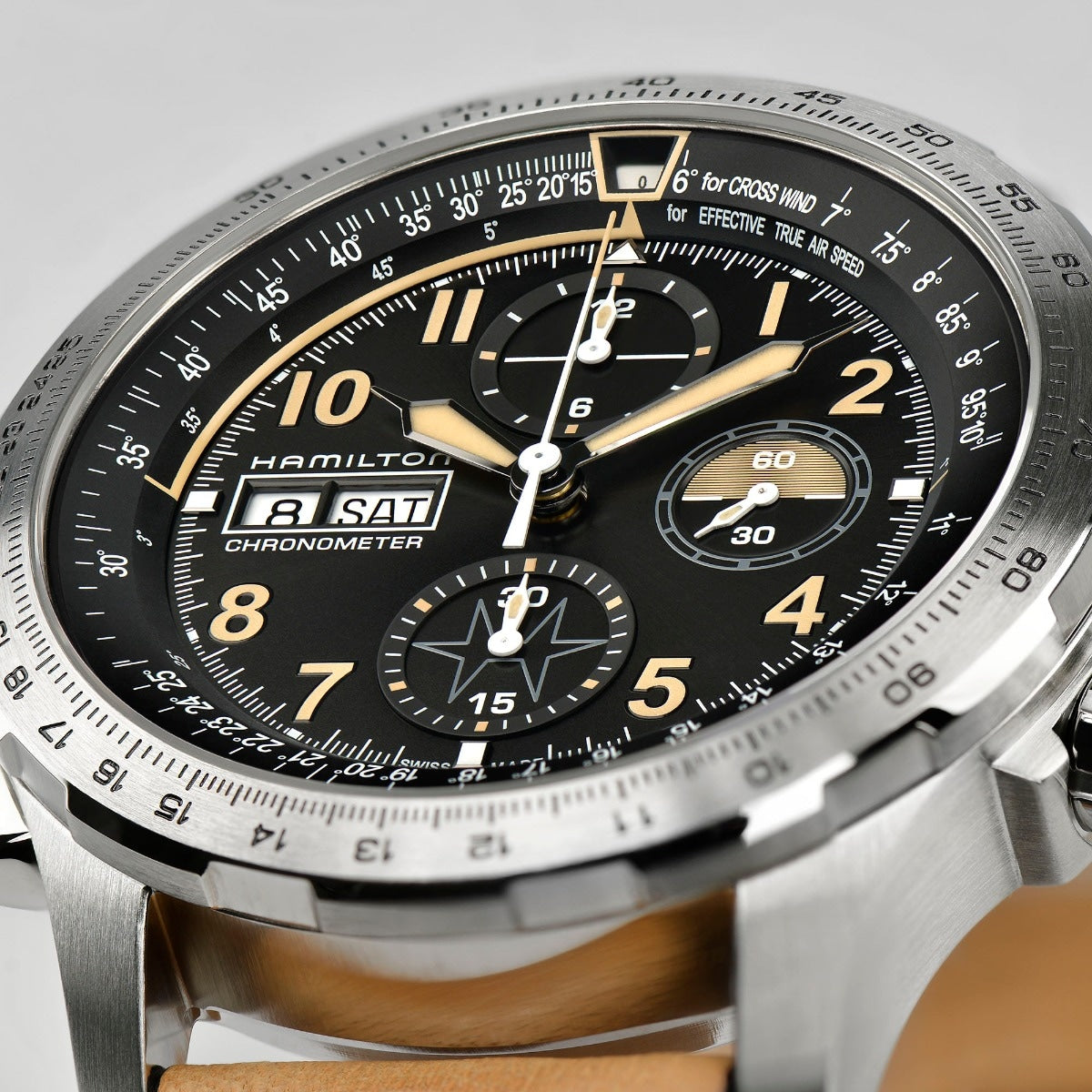 Hamilton Khaki Aviation X-WIND DAY DATE AUTO CHRONO | H77796535