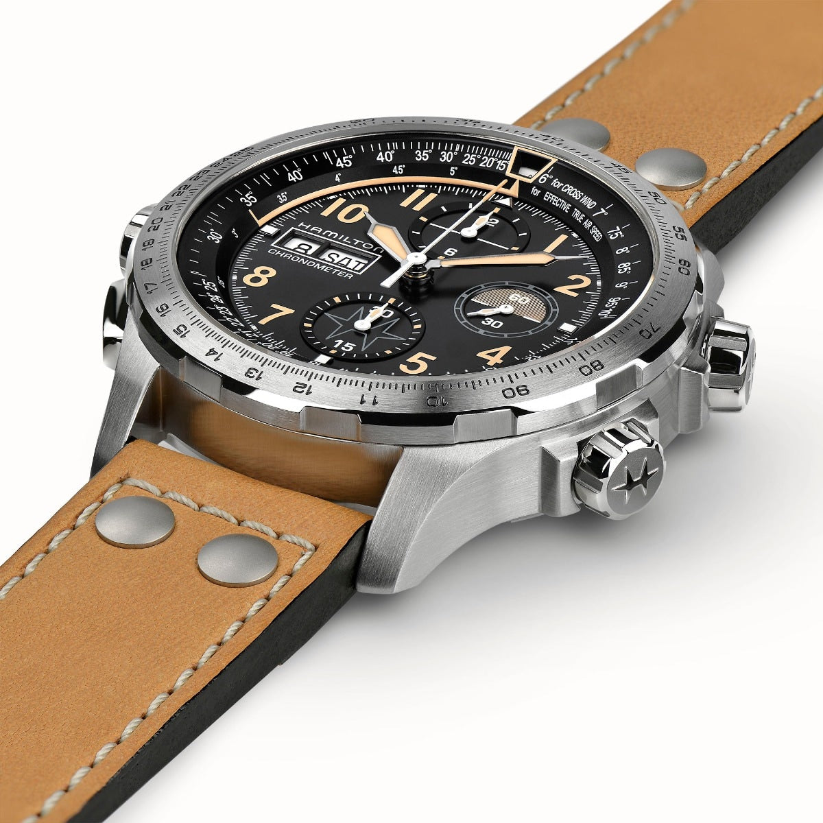 Hamilton Khaki Aviation X-WIND DAY DATE AUTO CHRONO | H77796535