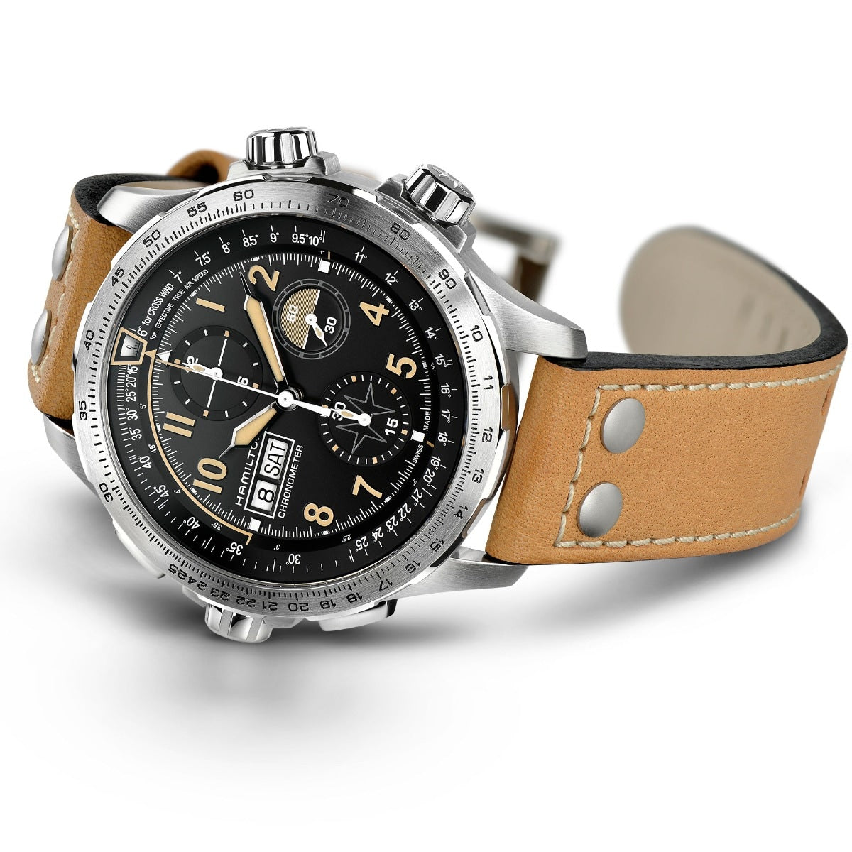 Hamilton Khaki Aviation X-WIND DAY DATE AUTO CHRONO | H77796535