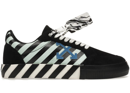 Off White Vulcanized Vulc Low Top Black Blue Striped Arrow (SS21)